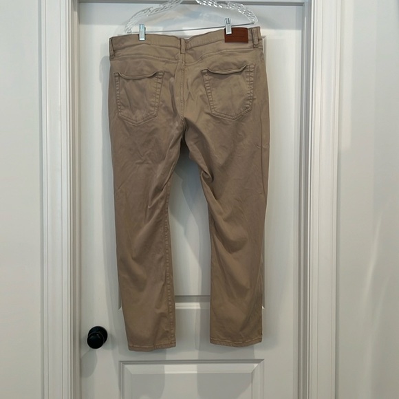 Lucky Brand Athletic Straight Jeans 40X30 khaki - Picture 3 of 4